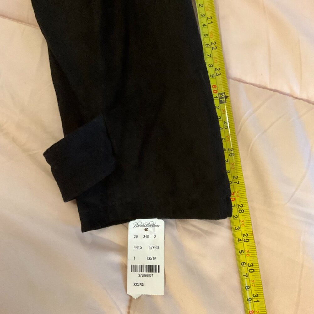 Brooks Brothers Suede Leather Black Safari Field Jacket Coat Men’s XXL NWT - Picture 13 of 16